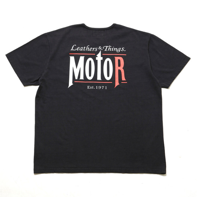 MOTOR / モーター「CIGARETTE DESIGN T-SHIRTS / BLACK」シガレットデザインプリントTシャツ