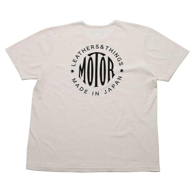 MOTOR / モーター「CIRCLE LOGO T-SHIRTS / WHITE」丸ロゴプリントTシャツ