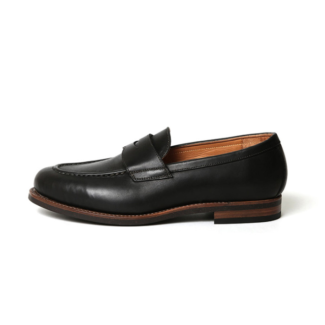 MOTO / モト「#2503 HORWEEN LATIGO PENNY LOAFERS / BLACK