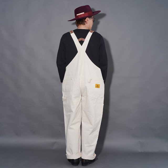 LIMITED ITEM】OLD MOUNTAIN×AMERICAN WANNABE「OVERALLS / OFF WHITE