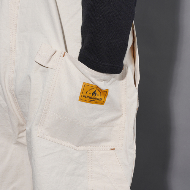 LIMITED ITEM】OLD MOUNTAIN×AMERICAN WANNABE「OVERALLS / OFF WHITE