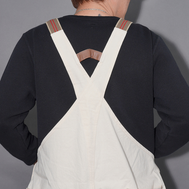 LIMITED ITEM】OLD MOUNTAIN×AMERICAN WANNABE「OVERALLS / OFF WHITE