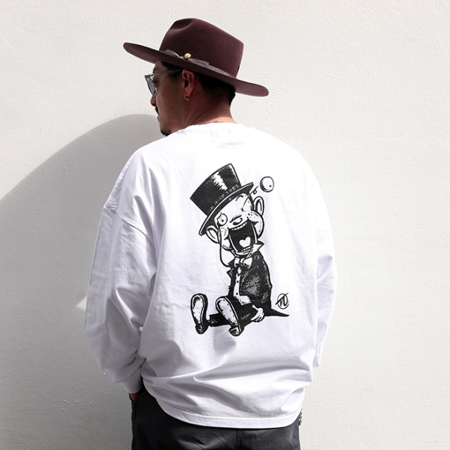 NASTOYS/ナストイズ「Nasty Toys L/S  POCKET TEE / WHITE」ロングスリーブポケットティーシャツ