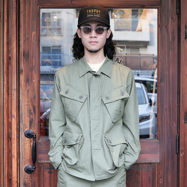 TROPHY CLOTHING/トロフィークロージング「Jungle Fatigue Jacket / Olive Drab」ジャングルジャケット