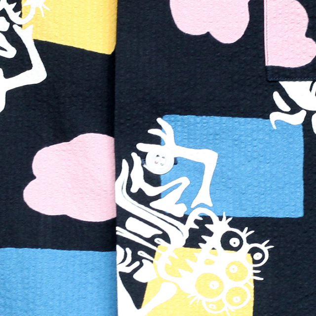 WEIRDO/ウィアード 「UGLIES - S/S SHIRTS」シアサッカー総柄半袖シャツ
