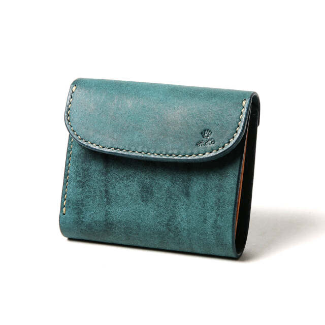 MOTO / モト「W5R SHORT WALLET  / BLUE」ショートウォレット