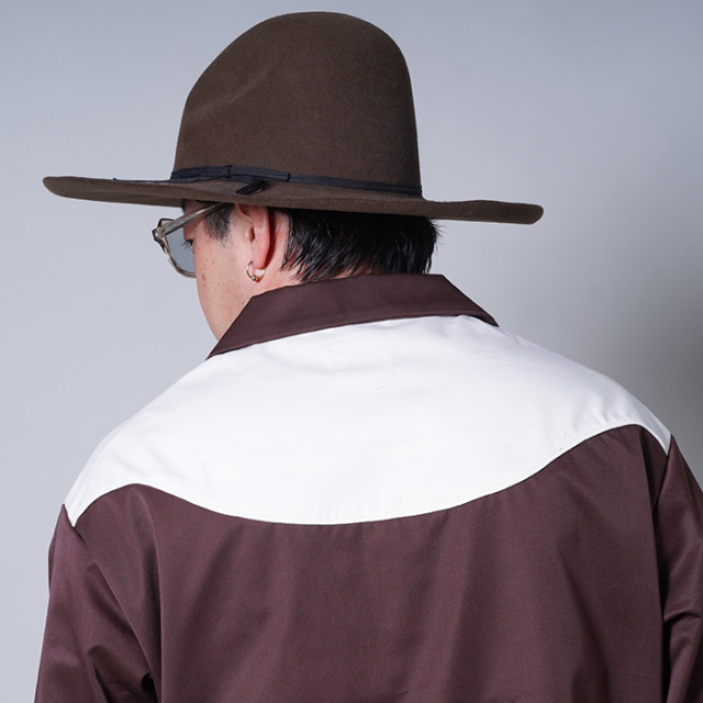 NTJ-250101 /「TEXAS JACKET/ BROWN」ウエスタンジャケット