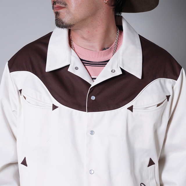 NTJ-250101 /「TEXAS JACKET/ IVORY」ウエスタンジャケット