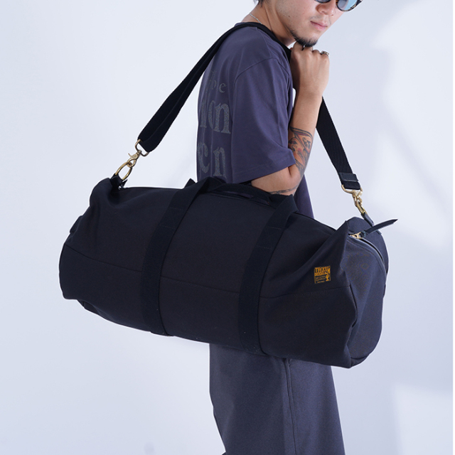 TROPHY CLOTHING/トロフィークロージング「Road Trip Bag Large / BLACK」ボストンバッグ