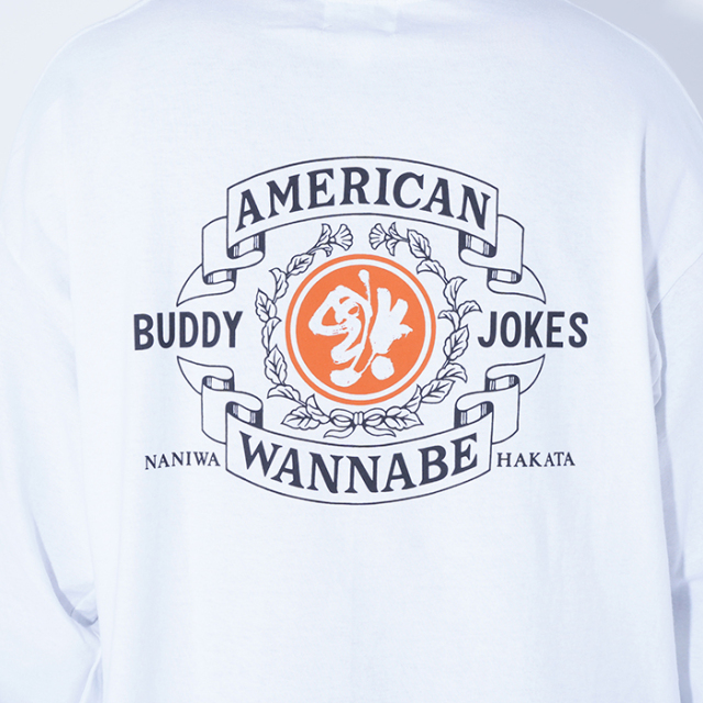 AMERICAN WANNABE BUDDYJOKES Tシャツ　　Lサイズ 楽天市場】【限定】BUDDY JOKES×AMERICAN WANNABE / 「AMERICAN