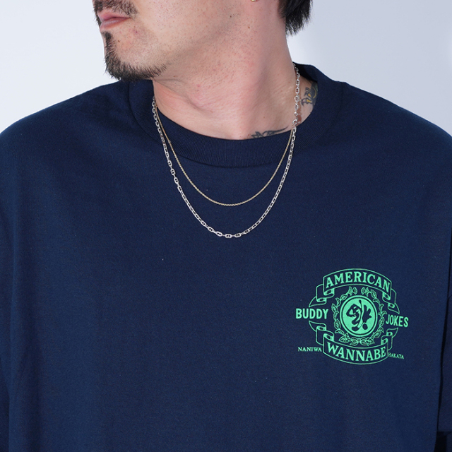LIMITED ITEM】BUDDY JOKES×AMERICAN WANNABE「 BW TRADEMARK S/S TEE
