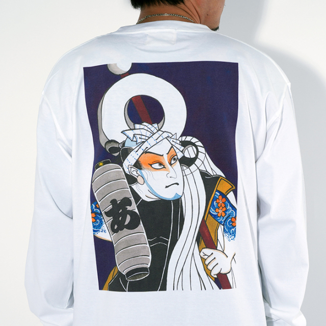 AWTB-250202 /「AGUMI L/S TEE / WHITE」プリントL/S Tシャツ