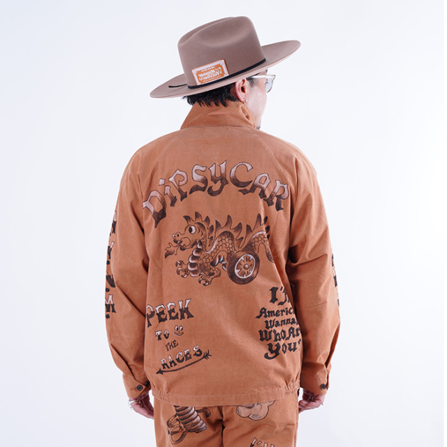 weirdo ハンドペイントデッキジャケット WEIRDO/ウィアード WRD CLUB - DECK JACKET / N-1 デッキ