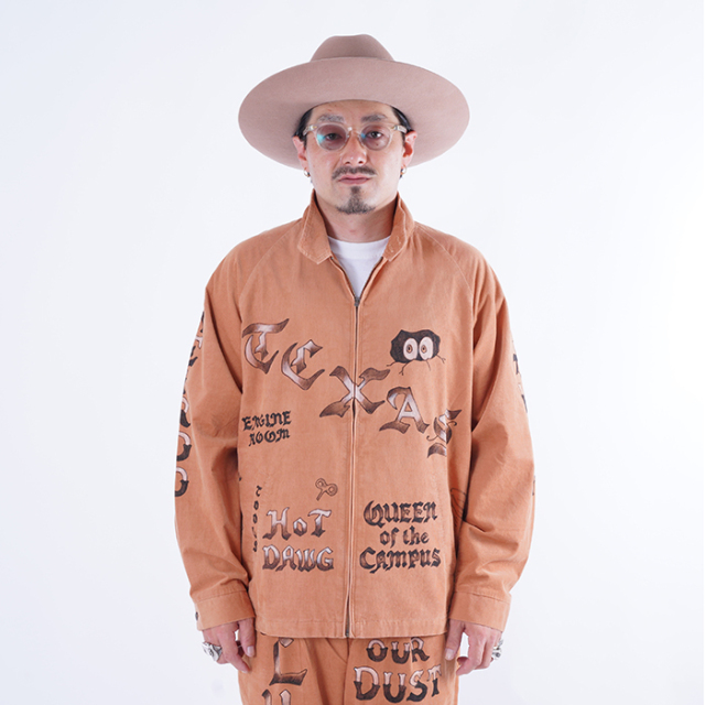 ジャケット・アウター American wannabe LIMITED ITEM】WEIRDO×AMERICAN WANNABE「“TEXAS” HAND PAINT