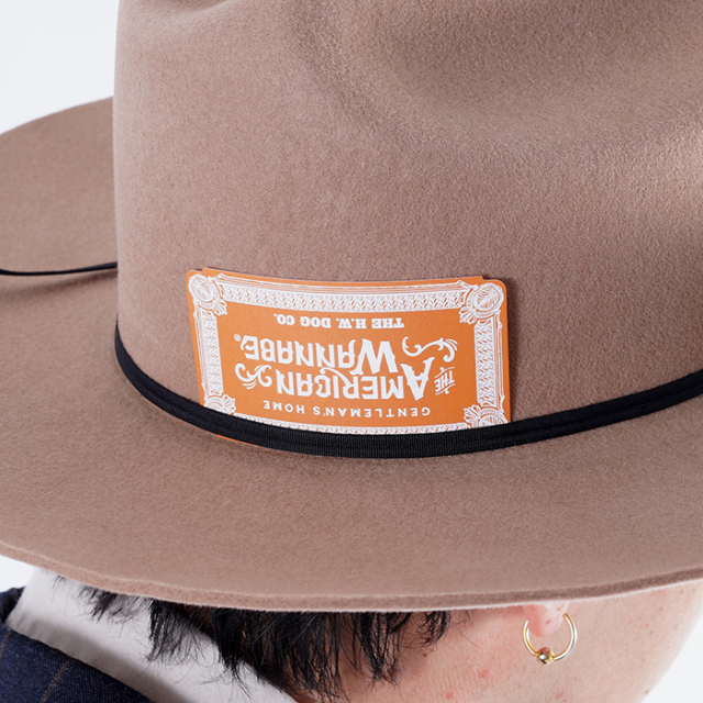 LIMITED ITEM】THE H.W.DOG&CO×AMERICAN WANNABE「WESTERN HAT