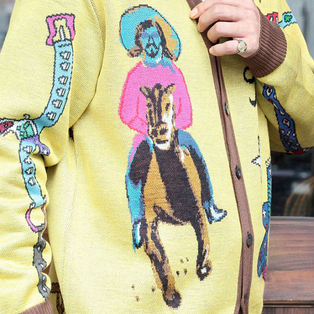 The Stylist Japan カーディガン Lサイズ イエロー