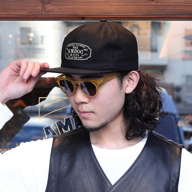 THE H.W.DOG&CO TRUCKER CAP トラッカーキャップ黒