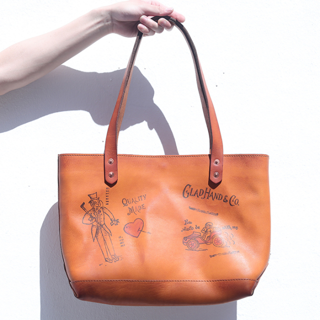VASCO×GLAD HAND「LEATHER TRAVEL TOTE BAG 