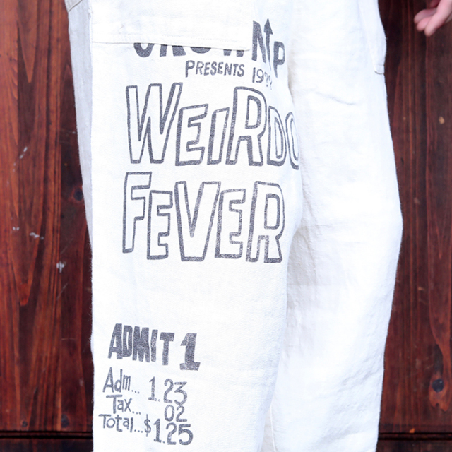WRD-24-SS-31 /「TIKITIKI -EASY PANTS / BEIGE」ヘビーリネンオックス 
