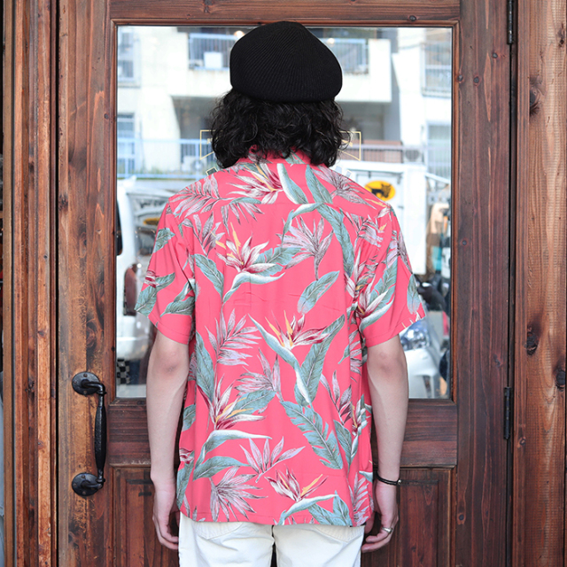 TR24SS-407 /「Duke Hawaiian S/S Shirt / RED」ハワイアンS/Sシャツ