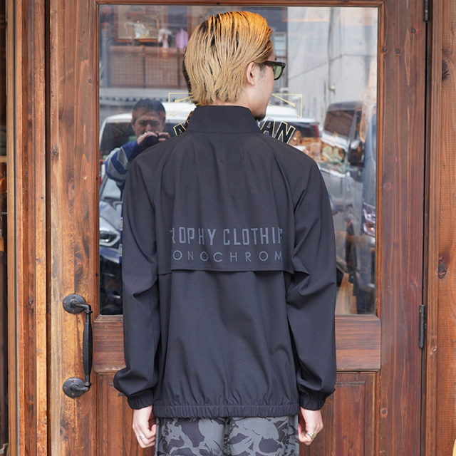 Trophy Clothing 黒 ナイロンジャケット TROPHY CLOTHING [-Storm Jacket- Black size.36,38,40,42