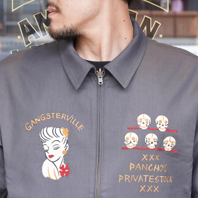 GSV5101 /「POISON - TOUR JACKET / CHARCOAL」ベトナムジャケット