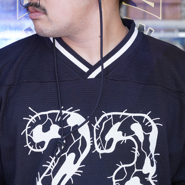 WEIRDO × AMERICAN WANNABE フットボールTシャツ シャツ