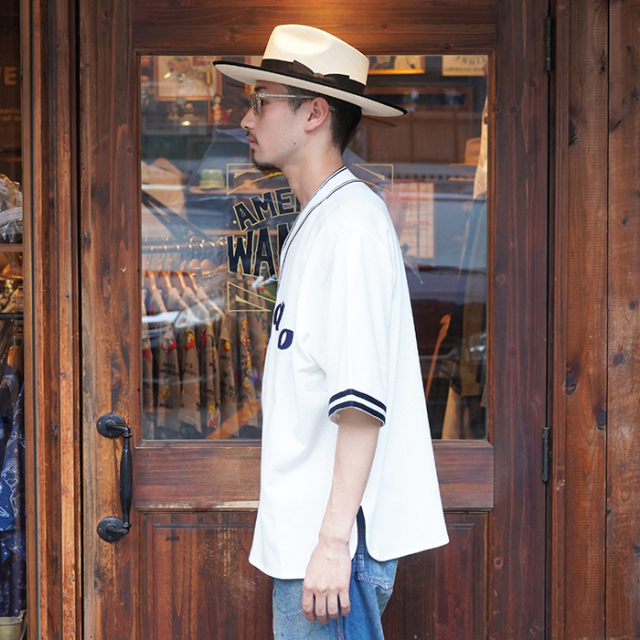WRD5113 /「Weirdo - S/S BASEBALL SHIRTS / WHITE」ベースボールS/Sシャツ