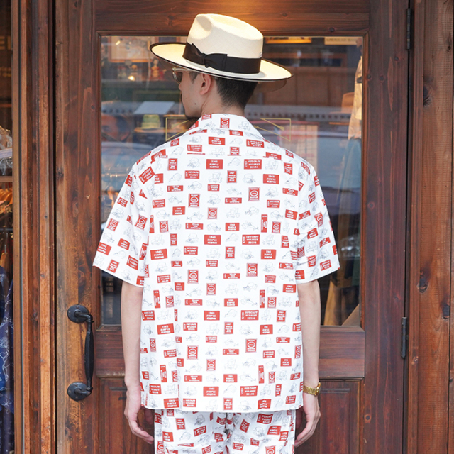 希少 美品 WEIRDO アイスマニア 総柄 S/S シャツ ホワイト 2XL imgrc0093460134.jpg
