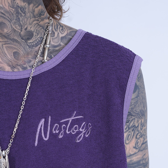 NTCO-250301 「Pile Sleeveless / PURPLE」パイルスリーブレス