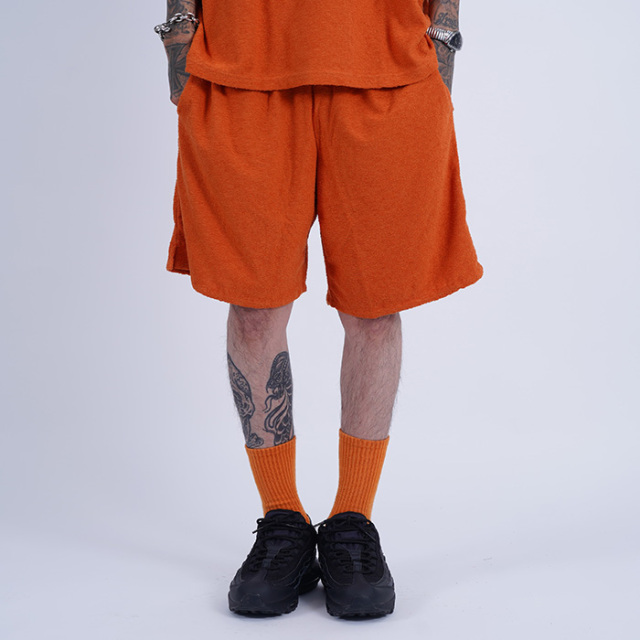 NASTOYS/ナストイズ「Pile Shorts / ORANGE」パイルショートパンツ