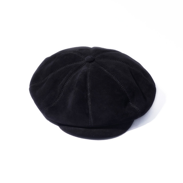 ヒステリックス　黒 ベルベット キャスケット クモモチーフ B-901 /「BS CASQUETTE / DEER SUEDE」BSキャスケット