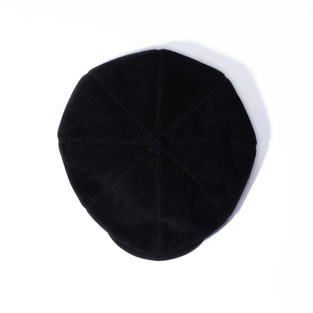 BRUNEL&Co. HATMAKERS DEER SUEDEキャスケット B-201 /「8PANEL CASQUETTE / DEER SUEDE」8パネルキャスケット