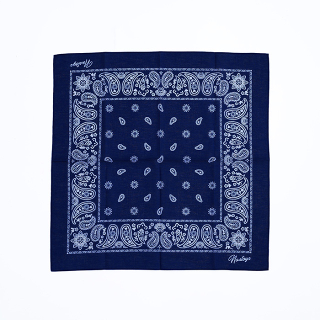 NASTOYS/ナストイズ「BANDANA / NAVY」バンダナ