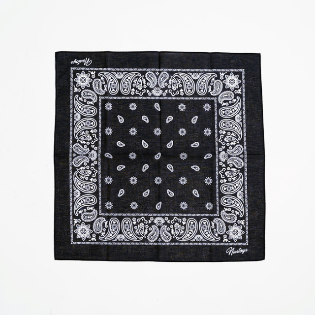 NASTOYS/ナストイズ「BANDANA / BLACK」バンダナ
