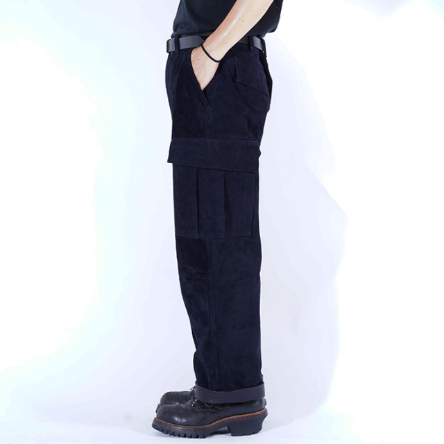 【新品未使用品/完売品】ウォッシャブルホースラフアウトカーゴパンツLサイズ MOTOR / モーター「WASHABLE HORSE ROUGHOUT CARGO PANTS / NAVY