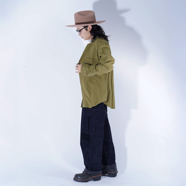 MOTOR / モーター「WASHABLE HORSE ROUGHOUT CARGO PANTS / NAVY