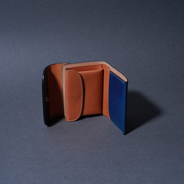 MOTO / モト「W10 CROCODILE×BELGIUM TAN LEATHER COMPACT WALLET