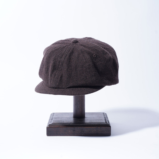THE H.W.DOG&CO/ザエイチダブリュードッグアンドコー「WASHED HUNTING / BROWN」ハンチングキャスケット