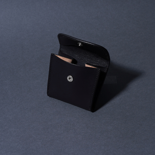 MOTO / モト「C2 CROCODILE×BELGIUM TAN LEATHER COIN CASE / BLACK