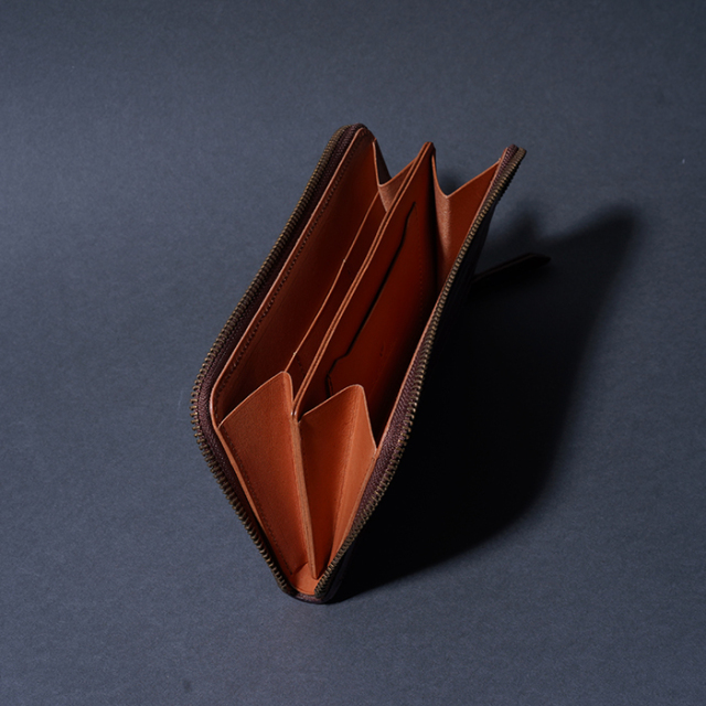 MOTO / モト「FW1 CROCODILE×BRIDLE LEATHER ZIP LONG WALLET