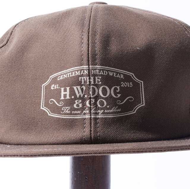 D-00004 / 「TRUCKER CAP / BROWN」 ロゴトラッカーキャップ