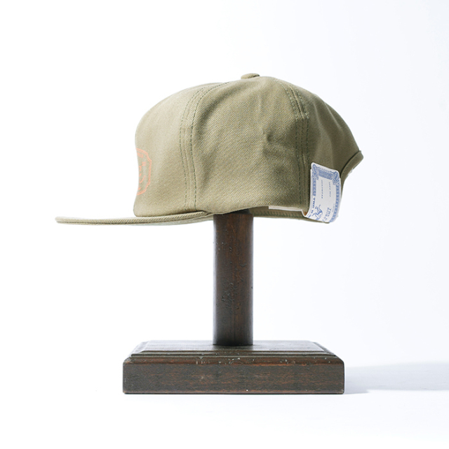 D-00004 / 「TRUCKER CAP / OLIVE」 ロゴトラッカーキャップ