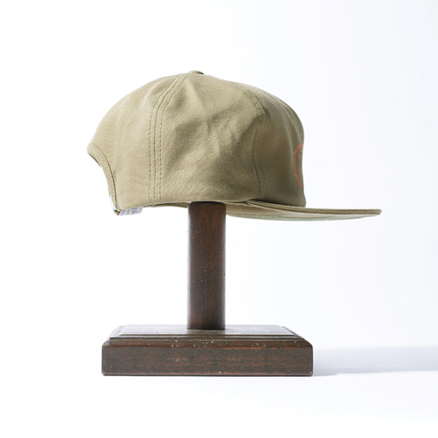 D-00004 / 「TRUCKER CAP / OLIVE」 ロゴトラッカーキャップ