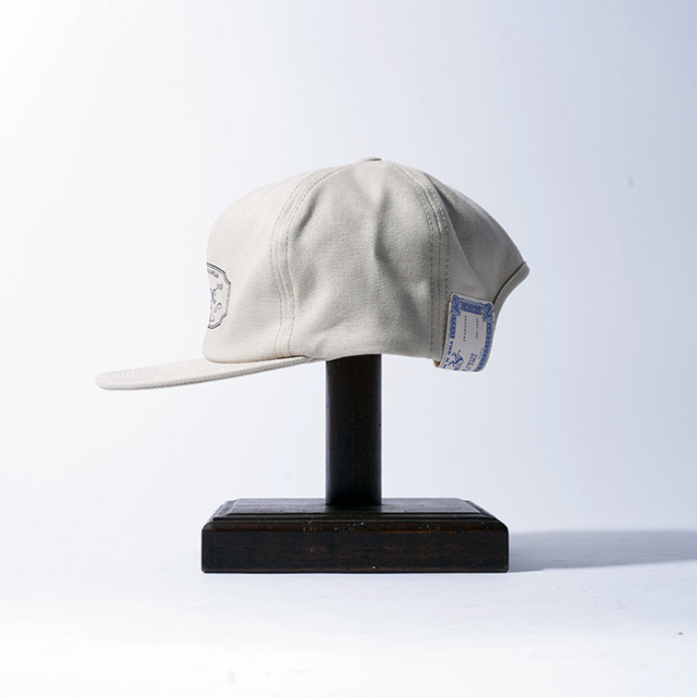 D-00004 / 「TRUCKER CAP / BEIGE」 ロゴトラッカーキャップ