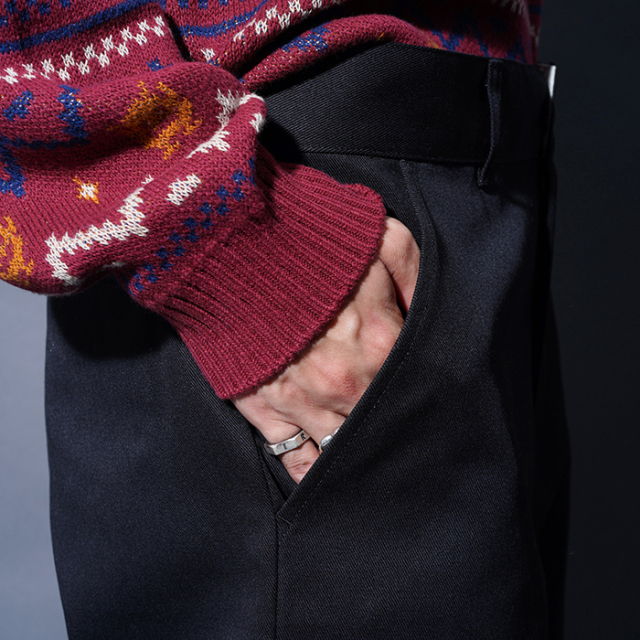 WRD9901 /「WIND UP - PANTS / BLACK」チノパンツ