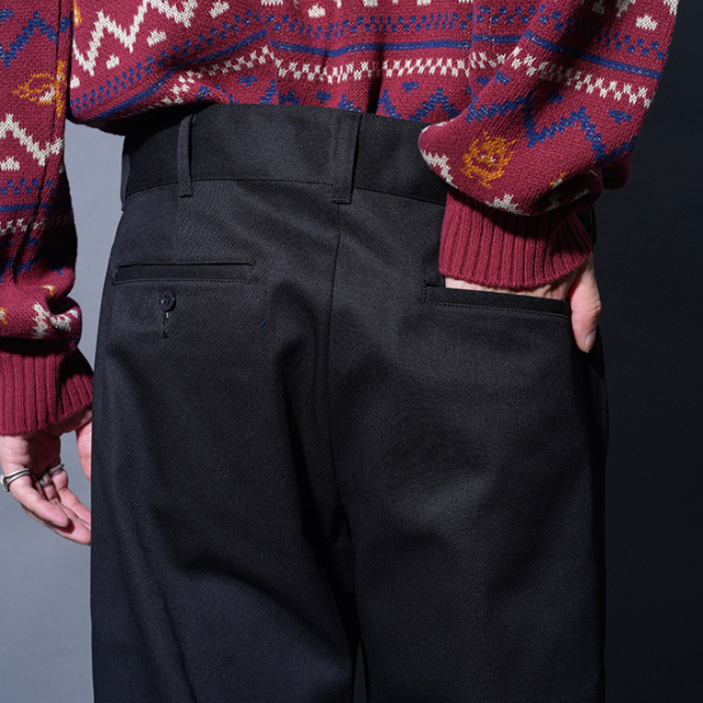 WRD9901 /「WIND UP - PANTS / BLACK」チノパンツ