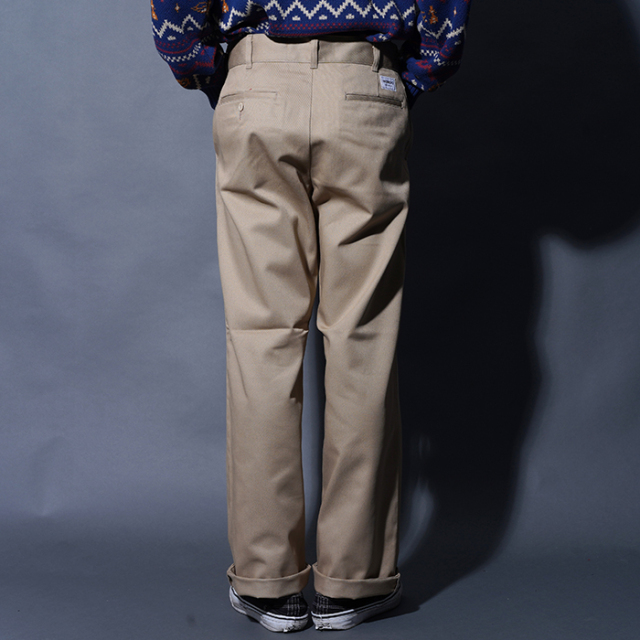 WRD9901 /「WIND UP - PANTS / BEIGE」チノパンツ