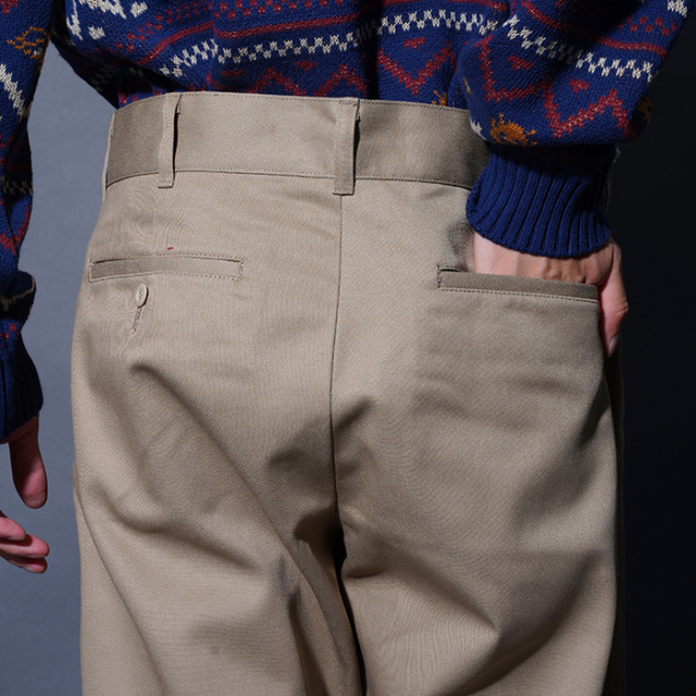 WRD9901 /「WIND UP - PANTS / BEIGE」チノパンツ