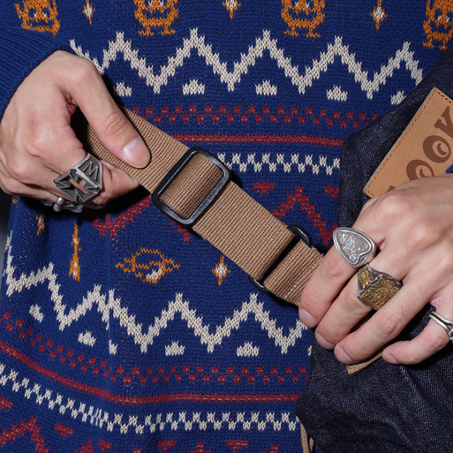 WRD53G06 /「LOOK INVADING - DENIM SHOULDER BAG / INDIGO」デニム